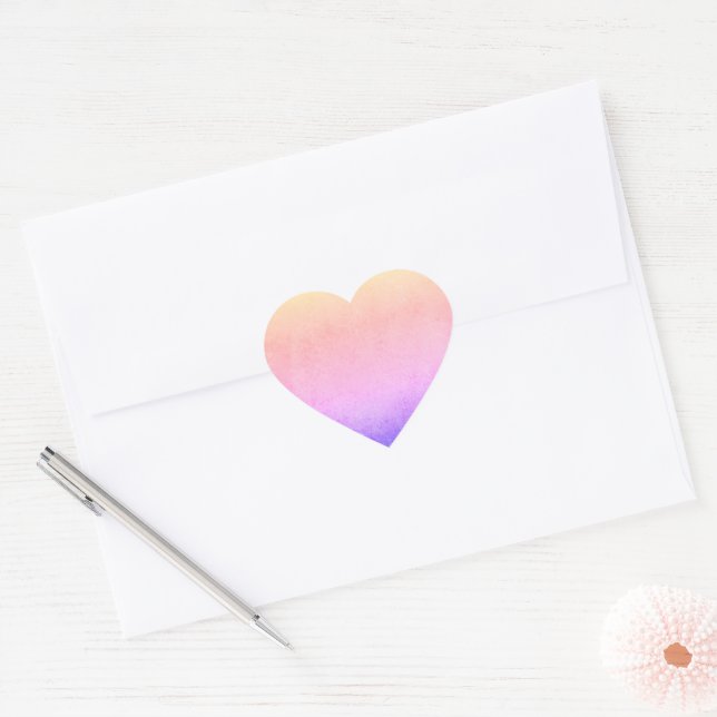 autocollants coeur Love (Enveloppe)