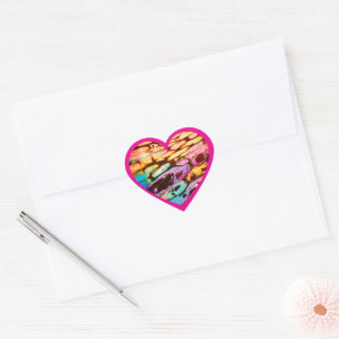 autocollants coeur Love