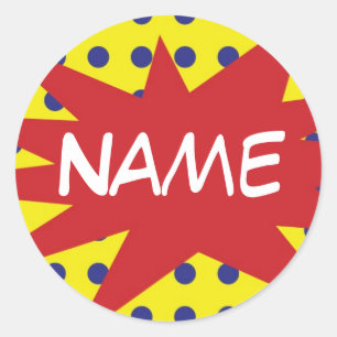 Autocollants comiques personnalisés