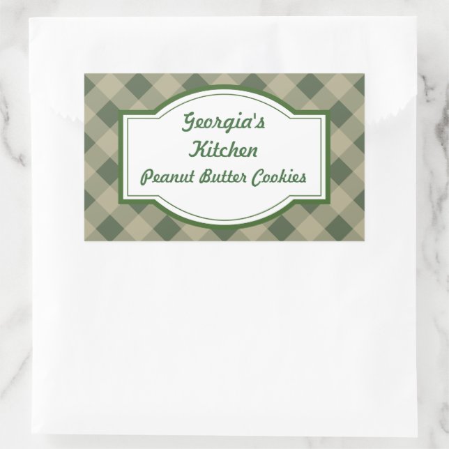 Autocollants Cuisine Country Green (Sac)