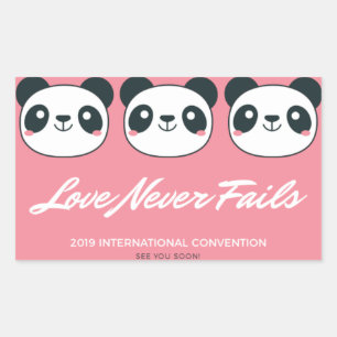 Autocollants Cute Panda