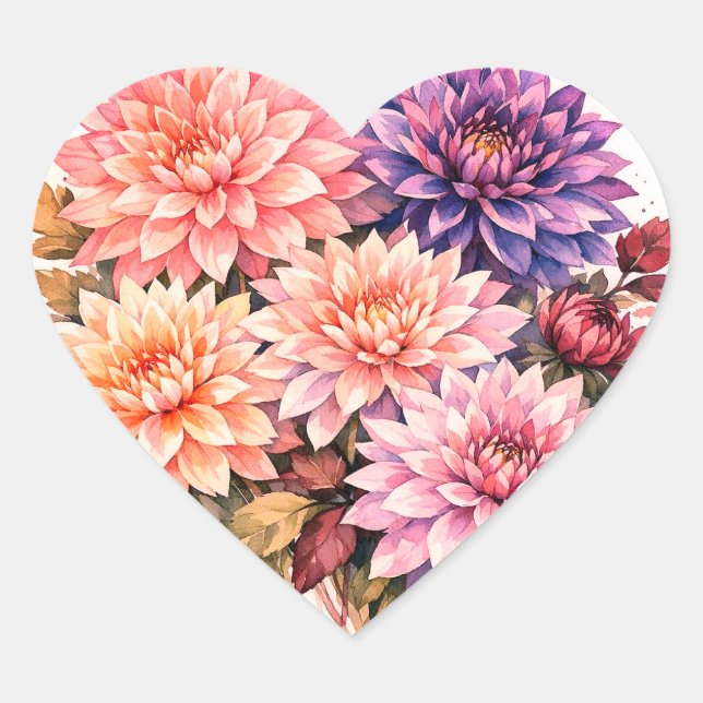 autocollants d'amour de cœur (Devant)