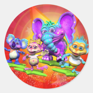 Autocollants d'amusement avec "le GiggleBellies "
