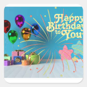 Autocollants d'anniversaire