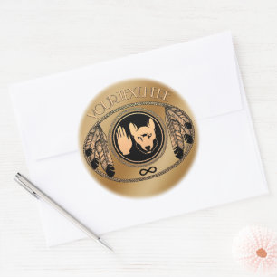 Autocollants d'art du drapeau métis Cadeaux de lou