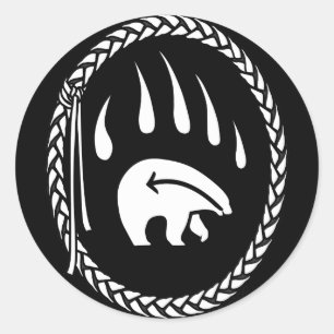 Autocollants d'art pour ours tribaux Premières nat