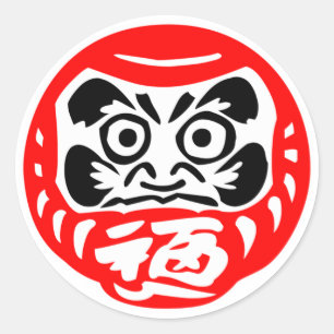 Autocollants Daruma doll