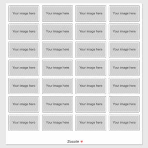 Autocollants de 3 pouces de large - 28 feuilles d'