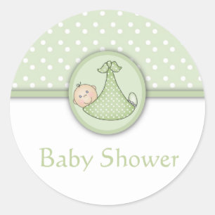Autocollants de Baby shower personnalisables