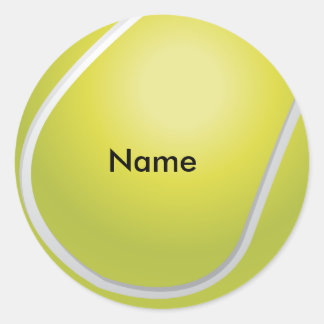 Autocollants de balle de tennis personnalisés