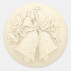 Autocollants de Bells de mariage