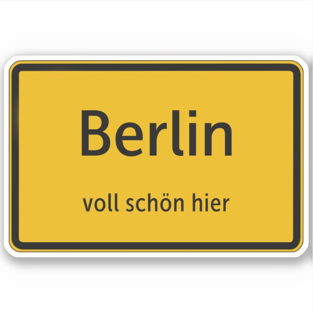 Autocollants de Berlin (Devant)