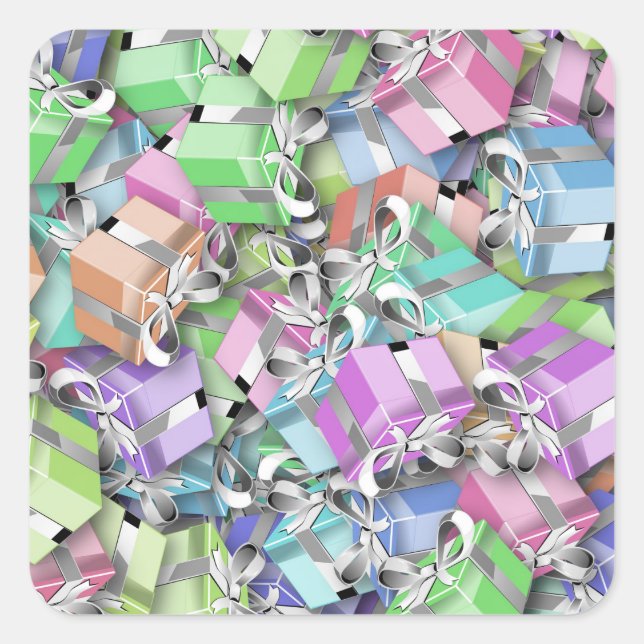 autocollants de boîtes pastel (Devant)