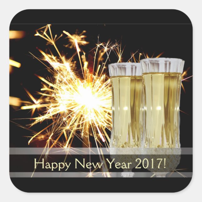 Autocollants de bonne année (Devant)
