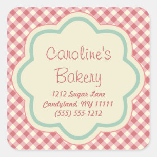 Autocollants de boutique de cuisson et de