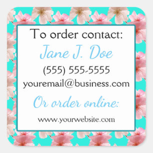 Autocollants de brochure de ventes d'Avon, floral