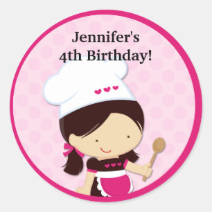 Autocollants de cadeau de cuisson