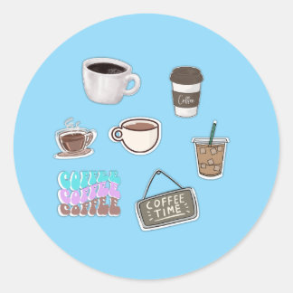 Autocollants de café