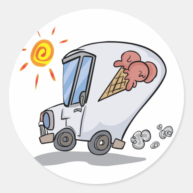Autocollants de camion de glace (Devant)