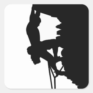 Autocollants de carré d'escalade de roche