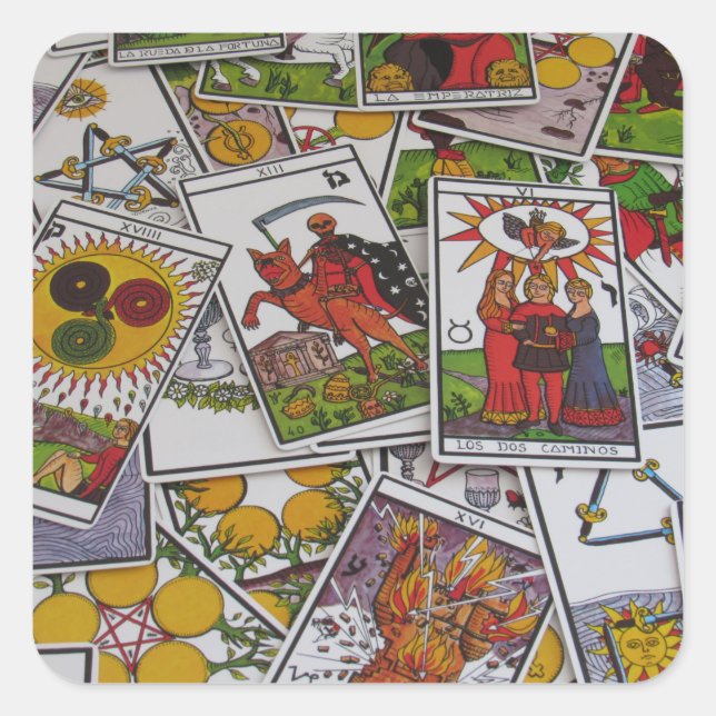 autocollants de cartes tarot (Devant)