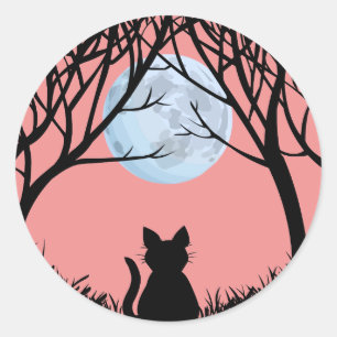 Autocollants de chat amusants pour Halloween