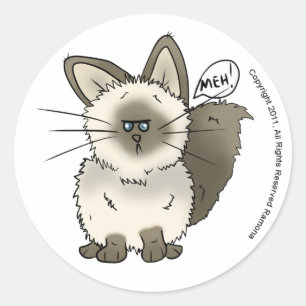 Autocollants de chat de Meh