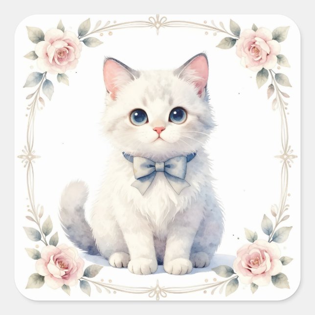 autocollants de chat mignon (Devant)