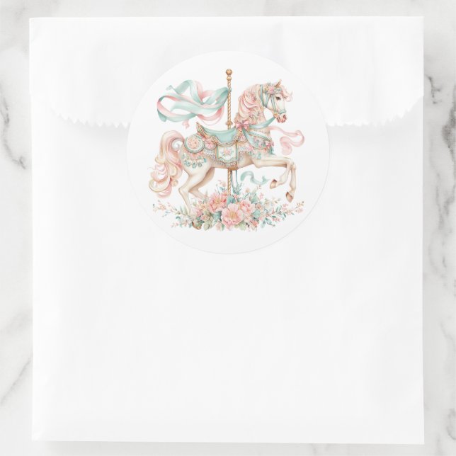 Autocollants de cheval de carrousel (Sac)