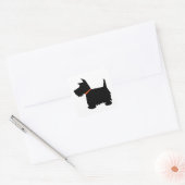Autocollants de chien de silhouette de noir de (Enveloppe)