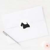 Autocollants de chien de silhouette de noir de (Enveloppe)