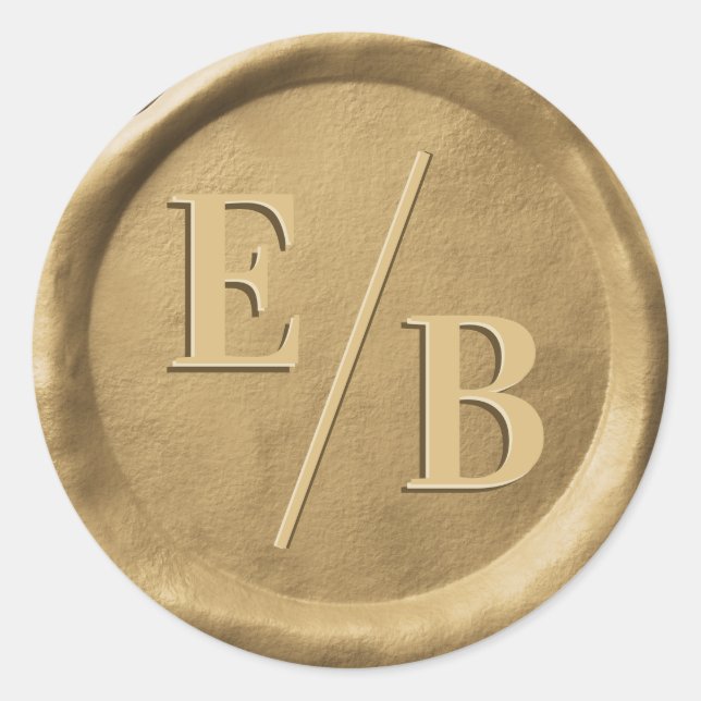 Autocollants de cire de scellement de mariage à la (Devant)