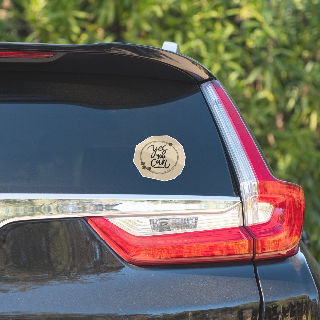 Autocollants de citations de motivation de style s (Côté voiture)