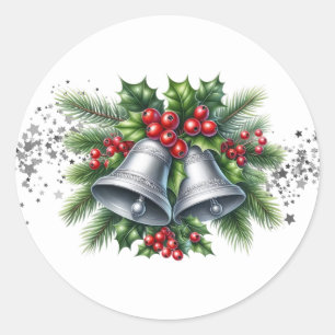 Autocollants de cloches de Noël