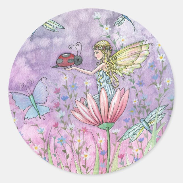 Autocollants de coccinelle fée par Molly Harrison (Devant)