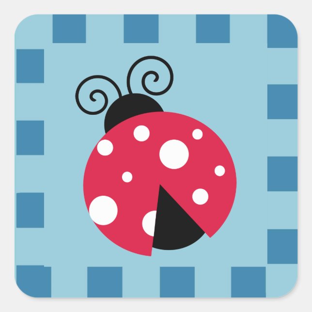 Autocollants de coccinelle mignonne (Devant)