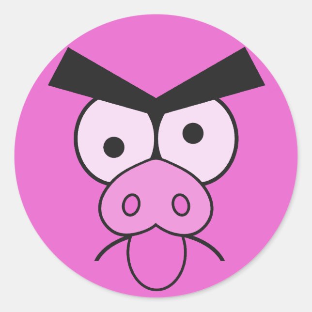 Autocollants de cochon (Devant)