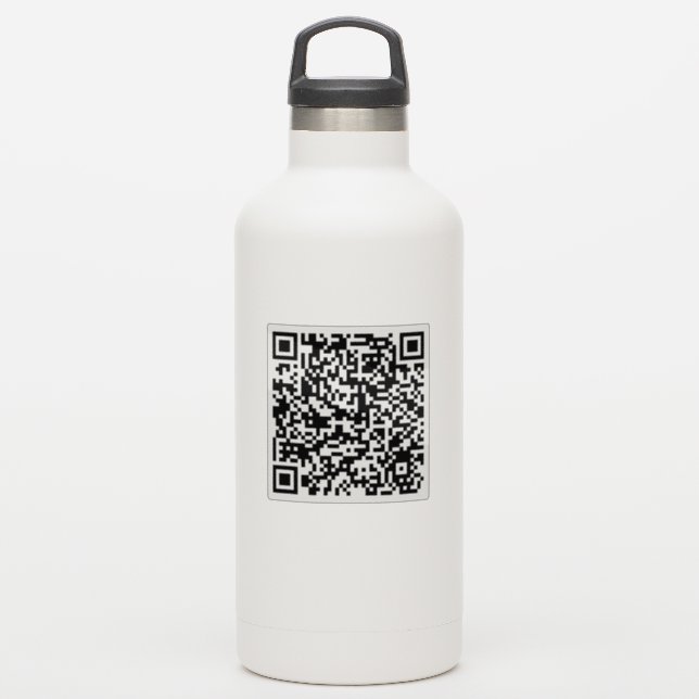 Autocollants de code Qr effacés personnalisés (Gourde)