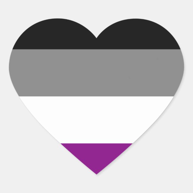 Autocollants de coeur du drapeau sexuel (Devant)