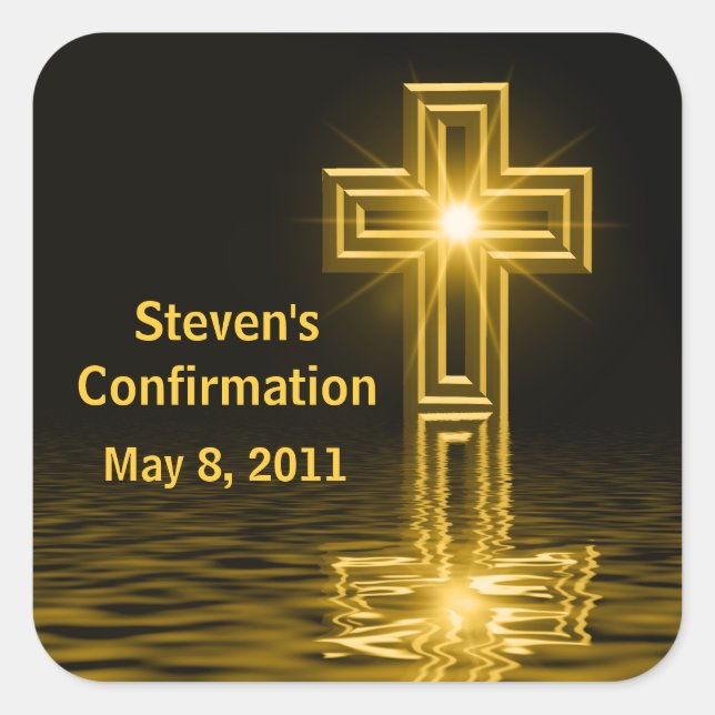 Autocollants de confirmation personnalisés (Devant)