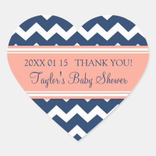 Autocollants de corail bleus de faveur de baby