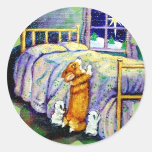 Autocollants de corgi de Gallois de Pembroke