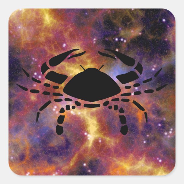 autocollants de crabe du cancer (Devant)