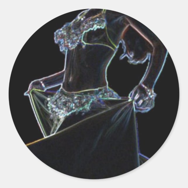autocollants de danse du ventre (Devant)