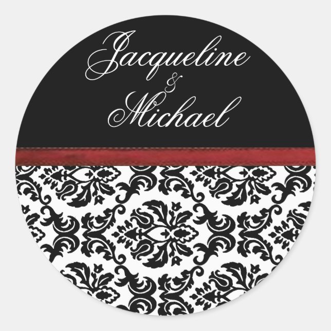 Autocollants de ~ de damassé (Devant)