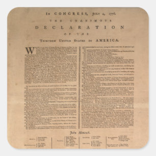 Autocollants de déclaration d'indépendance