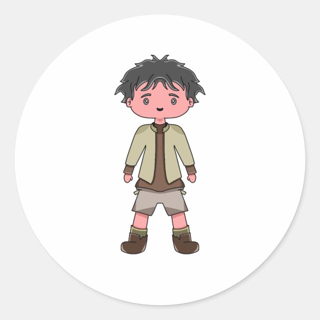 autocollants de dessins animés de personnages (Devant)