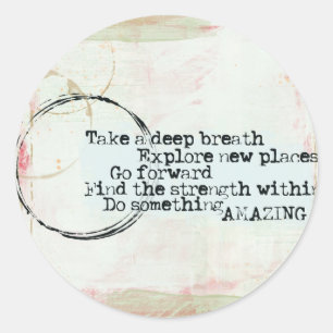 autocollants de devis inspirants