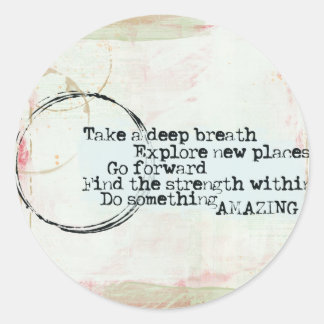 autocollants de devis inspirants