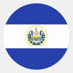 Autocollants de drapeau du Salvador